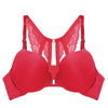 Image of Fashion Sexy Bra Super Push Up Bra Front Closure  Bras For Women Butterfly Racerback Brassiere Small Breast Push Up Biustono Hot