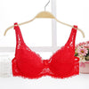 Image of Fashion Women Sexy Lace Bra Deep V Push Up Brassiere Shaping Padded Bras Underwear Embroidery Lingerie plus size bra A B C D Cup