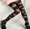 Image of Fashion Womens Lady Girls Black Sexy Fishnet Pattern Jacquard Stockings Pantyhose Tights  skull Woman 1pcs dww36