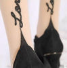 Image of Fashion Womens Lady Girls Black Sexy Fishnet Pattern Jacquard Stockings Pantyhose Tights  skull Woman 1pcs dww36