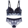 Image of Fashion sexy push up adjustable lace underwear accept supernumerary breast bra thickening bra set high quality lingerie sets