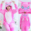 Image of Flannel kingurumi Adult Animal pijama Unicorn pajamas Women Cosplay Kigurumi pyjama Totoro Stitch Onsie Homewear Sleepwear