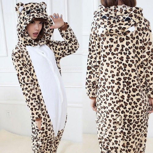 Flannel kingurumi Adult Animal pijama Unicorn pajamas Women Cosplay Kigurumi pyjama Totoro Stitch Onsie Homewear Sleepwear