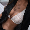Image of Floral Lace Sexy Bra Bralette Women's Hollow Out Bras Brassiere Thin Lingerie Perspective Underwear