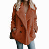 Image of Fluffy Teddy Coat Women Winter Jackets 5XL Plus Size Overcoat Lapel Warm Hairy Jackets Female Coats Long Sleeve Chaqueta Mujer