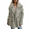 Image of Fluffy Teddy Coat Women Winter Jackets 5XL Plus Size Overcoat Lapel Warm Hairy Jackets Female Coats Long Sleeve Chaqueta Mujer