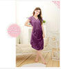 Image of Free shipping women lace sexy nightdress girls plus size bathrobe Large size Sleepwear nightgown Y02-3