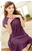 Image of Free shipping women lace sexy nightdress girls plus size bathrobe Large size Sleepwear nightgown Y02-3