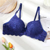 Image of Front Closure Lace Bra Beauty Back Push Up Bralette Brassiere Sexy Underwire Bra For Women Underwear Solid Color Female Lingerie