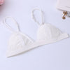 Image of Full Lace Bralette Sexy Bras for Women Wire Free Push Up Bra bh Semi Sheer Triangle Women's Lingerie Sujetador