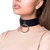 Image of Fullyoung Leather Harness Harajuku Dress Set Bust Garters Sexy Lingerie Belt Erotic Metal O-ring Soft PU Leather Choker Hot Sell