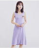Image of Girl Tops summer New Women Sling Nightgown printing Sexy Sleepwear Shortless Sleeve Pyjamas with Chest Pad Girl Short Nightdress