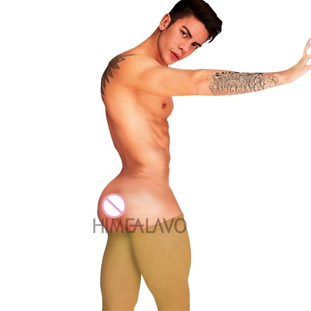 HIMEALAVO hot Sexy Gay Men's bodystocking Opaque Nylon Thigh High Stockings Male stockings 11 colors