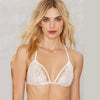 Image of HKMN Hot Sale Strappy Bra Women Apparel Lace Hollow Out Tops Open Cup Bras Halter Bralette Bandage Lingerie Sexy Bra Brasier