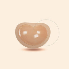HOT 1Pair Invisible Heart Padding Magic Bra Insert Pads Push Up Silicone Bra Adhesive Breast Enhancer Bikini For Women Bra Q60