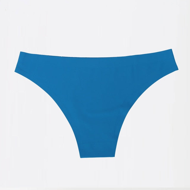 High Quality Panty Seamless Solid Color Concise Briefs Ultra thin Sexy Low rise Underwear S-XL Plus Size Ladies Lingerie New Hot