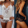 Image of Hot Sexy Lace Lingerie Erotic Teddies Bodysuit Women Spaghetti Strap Lace Underwear Nightwear Hollow out Sex Costume Plus Size
