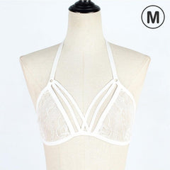 Hot Sexy Women Lingerie Set Erotic Hollow Perspective Lace Floral Bra Tank Top Underwear Lingerie Costumes Gorge Sexy Erotique