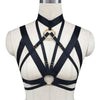 Image of Hot Women harness Bra body crop top Spandex Adjust Cage bra harness Sexy body stocking Goth harajuku  harness belt  hand made