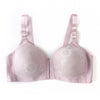 Image of Hot sale mesh women bra big size underwear for women brassiere wireless wide sheer bra plus size bralett 0758