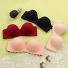 Image of Invisible Bras for Women Seamless Lingerie Push Up Bra Wireless Bralette Strapless Brassiere Female Underwear Intimates #F