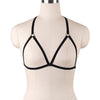 Image of JLX.HARNESS Sexy Ladies Women Body Harness Bra Fetish Chest Bondage Lingerie Erotic Cage Bra Gothic Garter Belt Suspenders