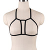 Image of JLX.HARNESS Sexy Ladies Women Body Harness Bra Fetish Chest Bondage Lingerie Erotic Cage Bra Gothic Garter Belt Suspenders