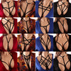 Image of JLX.HARNESS Sexy Ladies Women Body Harness Bra Fetish Chest Bondage Lingerie Erotic Cage Bra Gothic Garter Belt Suspenders