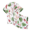 Image of Japanese simple short pyjamas women 100% cotton short sleeves ladies pajama sets shorts Cute cartoon sleepwear women homewear