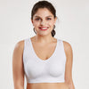 Image of Jerrinut Bras For Women Plus Size Seamless Bra Cotton Breathable Underwear Wireless With Pads Push Up Bra Plus Size 5XL 6XL
