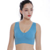 Image of Jerrinut Bras For Women Plus Size Seamless Bra Cotton Breathable Underwear Wireless With Pads Push Up Bra Plus Size 5XL 6XL