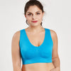 Image of Jerrinut Bras For Women Plus Size Seamless Bra Cotton Breathable Underwear Wireless With Pads Push Up Bra Plus Size 5XL 6XL