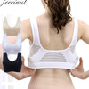 Image of Jerrinut Bras For Women Plus Size Seamless Bra Cotton Breathable Underwear Wireless With Pads Push Up Bra Plus Size 5XL 6XL