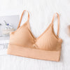 Image of Jerrinut Sexy Bra Underwear Bas For Women Bralette Seamless Padded Bra Lingerie Cotton Wireless Fitness Tops Brassiere Bra