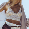 Image of Jlong Women Bra 2018 Summer Sexy Translucent Women Underwear Sheer Lace Bras for Women Frenum Strap Lingerie Solid Top Female z1