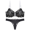 Image of Julexy New 2019 Sexy Lace Women bra set thong hollow out Underwear Panty Set  intimante Bra brief lingerie set
