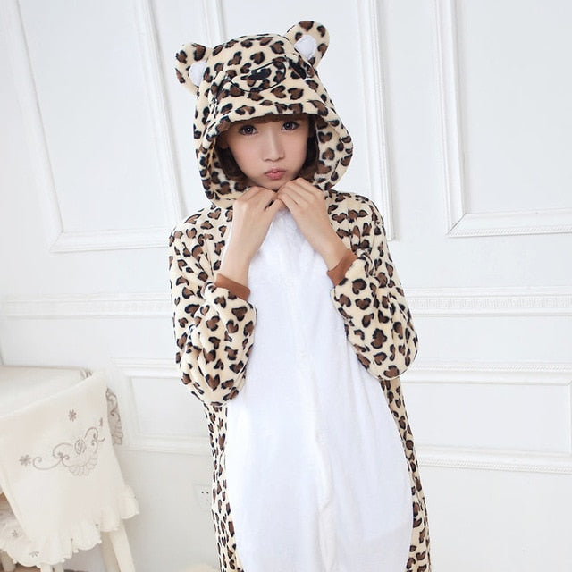 Kigurumi Unicorn Pajama Stitch Adult Animal Onesie Women Men Couple 2019 Winter Pajamas Suit Cat Sleepwear Flannel Pijamas