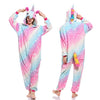 Image of Kigurumi Unicorn Pajama Stitch Adult Animal Onesie Women Men Couple 2019 Winter Pajamas Suit Cat Sleepwear Flannel Pijamas