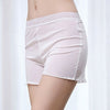 Image of Knitted silk safety shorts large size silk shorts women's breathable hot pants boyshort female models LVFAN ZE0001