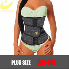 LAZAWG Women Waist Trainer Hot Thermo Sweat Neoprene Belt Waist Cincher Body Shaper Tummy Control Slimming Underwear Girdle