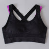 Image of LUKITAS Women Sports Bra Top Fitness Push Up Cross Strap Sexy Yoga Bra Gym Running Padded Tank Jogging Fitness  Padded Vest Tops