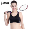 Image of LUKITAS Women Sports Bra Top Fitness Push Up Cross Strap Sexy Yoga Bra Gym Running Padded Tank Jogging Fitness  Padded Vest Tops