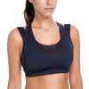 Image of La Isla Women's High Impact Support Wirefree Workout Racerback Sports Bra Top