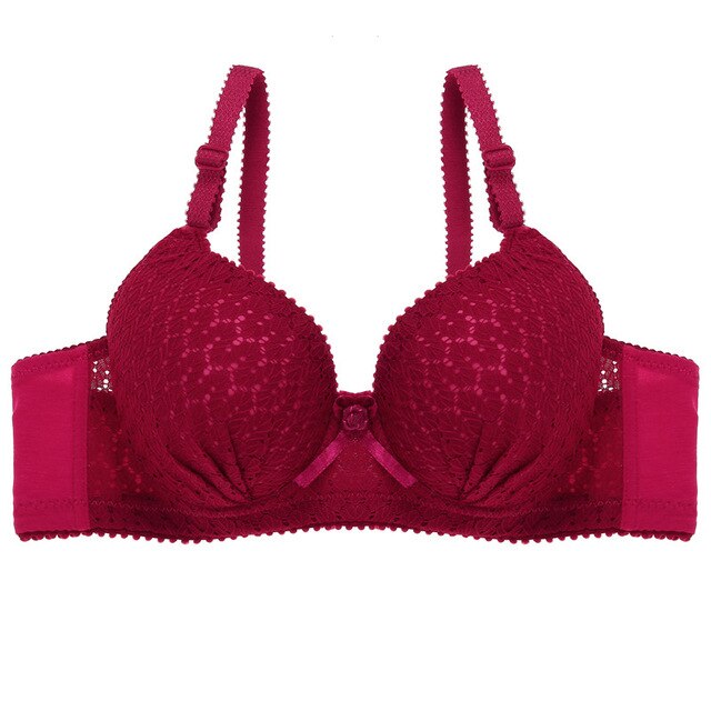 Lace Bra Comfort Cotton B C Cup Bras For Women Soft Bralette Push Up Bra Sexy Lingerie Charming Underwire Underwear 5 Colors New