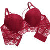 Image of Lace Bras For Women Brassiere Underwire Bralette Sexy Ultra Thin Underwear Plus Size C D cup Lingerie Floral Female Bras
