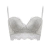 Image of Lace Longline Bras For Women No Underwire Women's Sexy Push Up Bra And Panty Set Plus Size Wireless Comfort Underwear Lingerie