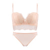 Image of Lace Longline Bras For Women No Underwire Women's Sexy Push Up Bra And Panty Set Plus Size Wireless Comfort Underwear Lingerie