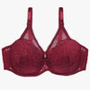 Image of Lace Plus Size Bra Sexy Ultrathin Underwear 100D Big Size Bras For Women Comfort Bralette Deep V Lingerie Female Brassiere New