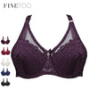 Image of Lace Plus Size Bra Sexy Ultrathin Underwear 100D Big Size Bras For Women Comfort Bralette Deep V Lingerie Female Brassiere New