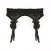 Image of Ladies Sheer Intimates Female Stockings Set Sexy Lingerie Hot Lace Top Thigh High Stockings+Garter Belt+G-string Sexy Underpants